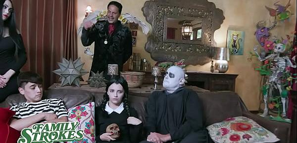  Kate Bloom, Audrey Noir Addams Family Orgy